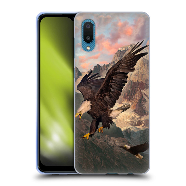 Vincent Hie Key Art Eagle Strike Soft Gel Case for Samsung Galaxy A02/M02 (2021)