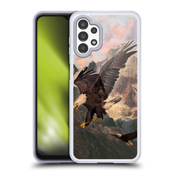 Vincent Hie Key Art Eagle Strike Soft Gel Case for Samsung Galaxy A13 (2022)