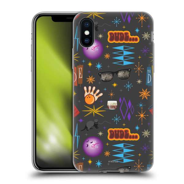 The Big Lebowski Retro Dude Soft Gel Case for Apple iPhone X / iPhone XS
