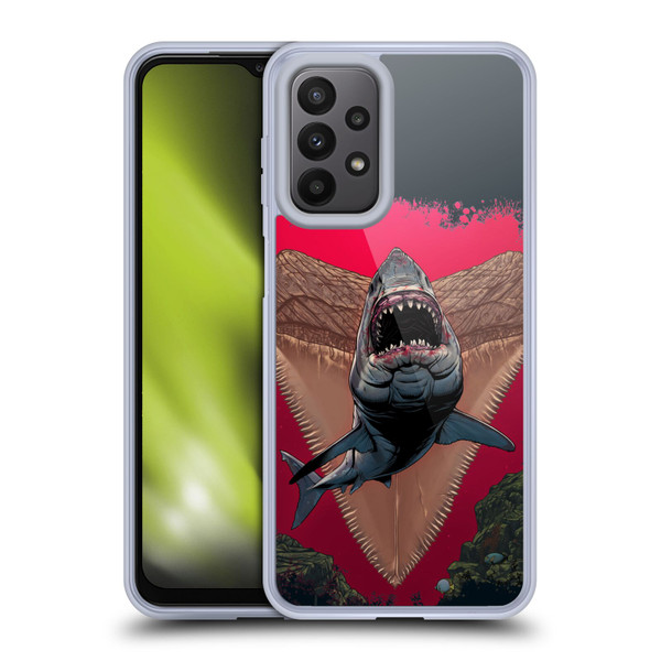 Vincent Hie Key Art Shark Soft Gel Case for Samsung Galaxy A23 / 5G (2022)