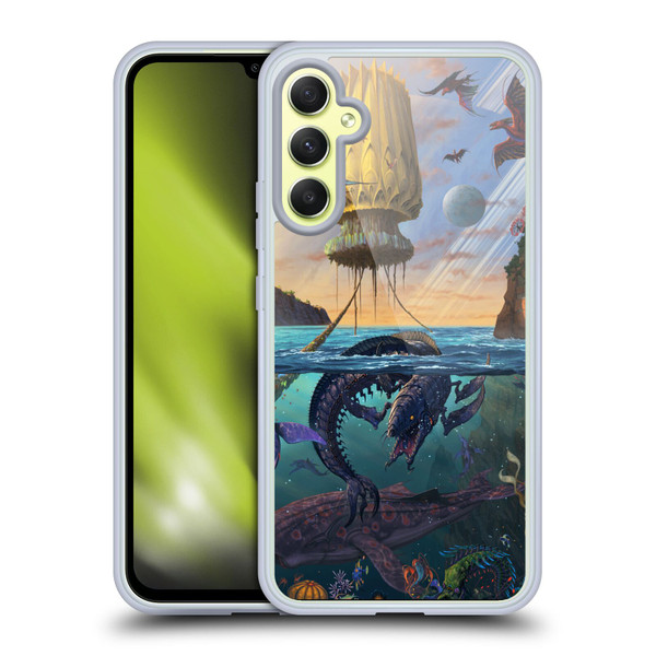 Vincent Hie Key Art Alien World Soft Gel Case for Samsung Galaxy A34 5G