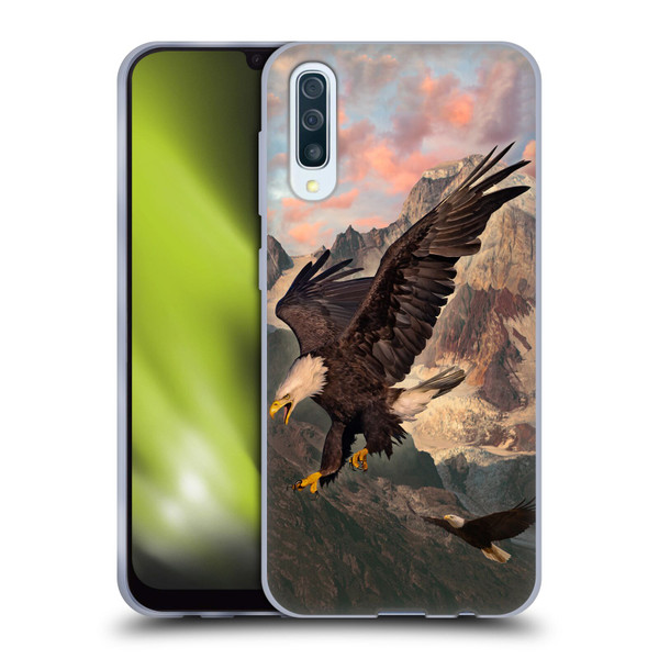 Vincent Hie Key Art Eagle Strike Soft Gel Case for Samsung Galaxy A50/A30s (2019)