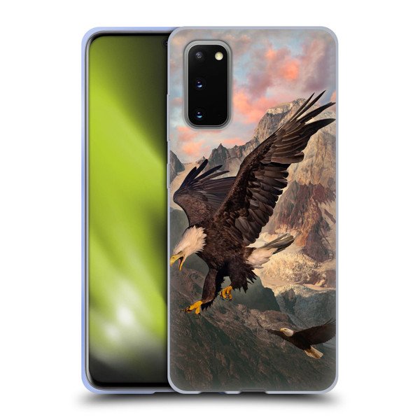 Vincent Hie Key Art Eagle Strike Soft Gel Case for Samsung Galaxy S20 / S20 5G