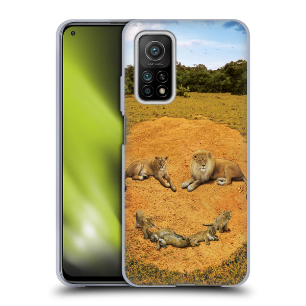 Vincent Hie Key Art A Lion Happiness Soft Gel Case for Xiaomi Mi 10T 5G