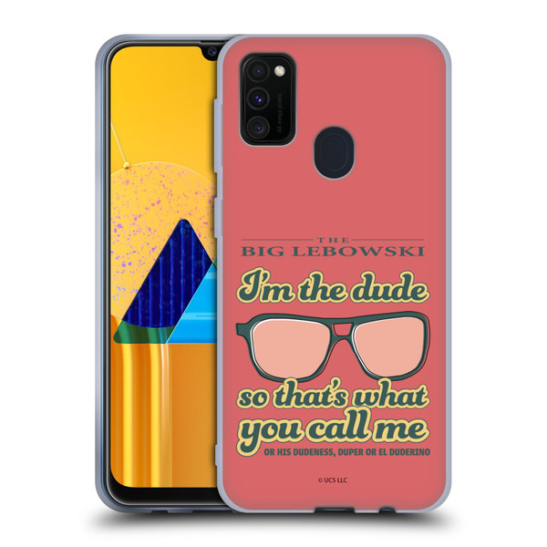 The Big Lebowski Retro I'm The Dude Soft Gel Case for Samsung Galaxy M30s (2019)/M21 (2020)