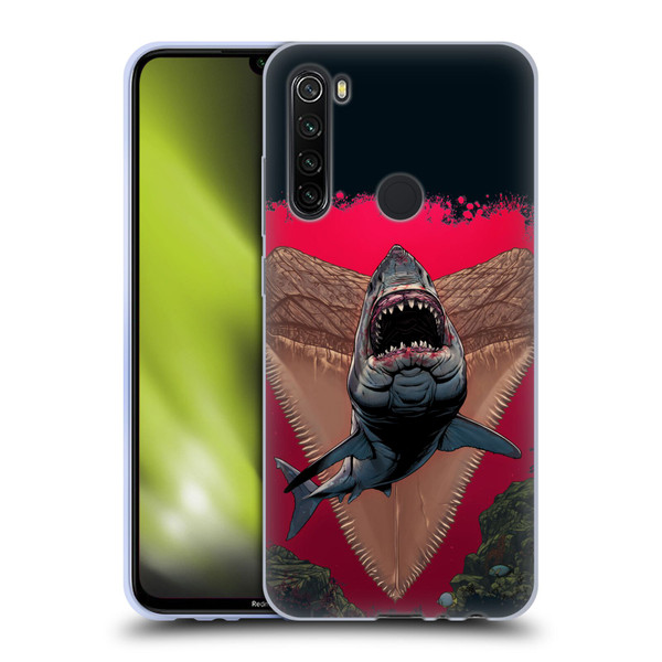 Vincent Hie Key Art Shark Soft Gel Case for Xiaomi Redmi Note 8T
