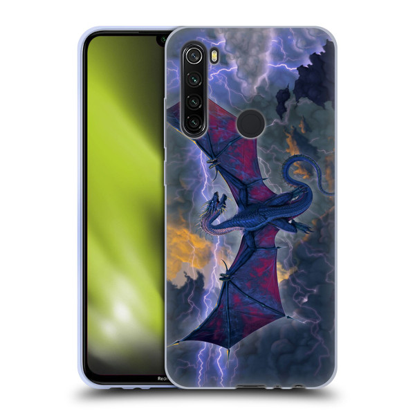 Vincent Hie Key Art Thunder Dragon Soft Gel Case for Xiaomi Redmi Note 8T