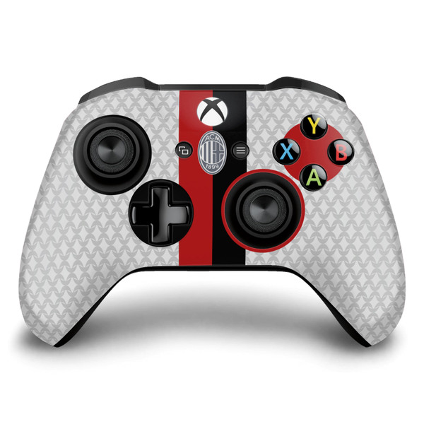 AC Milan 2023/24 Crest Kit Away Vinyl Sticker Skin Decal Cover for Microsoft Xbox One S / X Controller