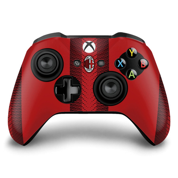 AC Milan 2023/24 Crest Kit Home Vinyl Sticker Skin Decal Cover for Microsoft Xbox One S / X Controller