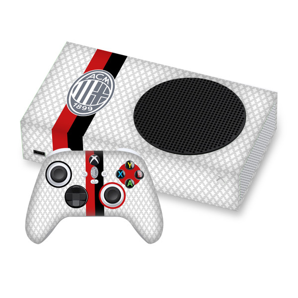 AC Milan 2023/24 Crest Kit Away Vinyl Sticker Skin Decal Cover for Microsoft Series S Console & Controller