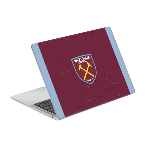 West Ham United FC 2023/24 Crest Kit Home Vinyl Sticker Skin Decal Cover for Apple MacBook Air 13.3" A1932/A2179