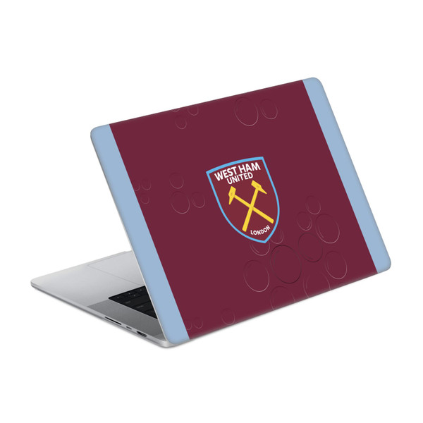 West Ham United FC 2023/24 Crest Kit Home Vinyl Sticker Skin Decal Cover for Apple MacBook Pro 16" A2485