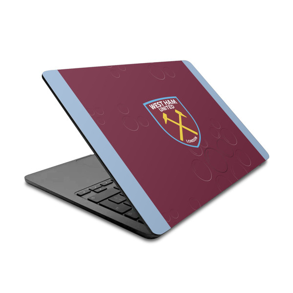 West Ham United FC 2023/24 Crest Kit Home Vinyl Sticker Skin Decal Cover for Apple MacBook Air 13.6" A2681 (2022)
