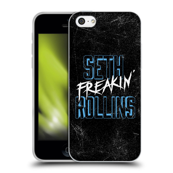 WWE Seth Rollins Logotype Soft Gel Case for Apple iPhone 5c