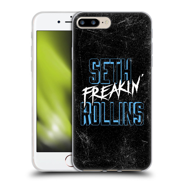 WWE Seth Rollins Logotype Soft Gel Case for Apple iPhone 7 Plus / iPhone 8 Plus