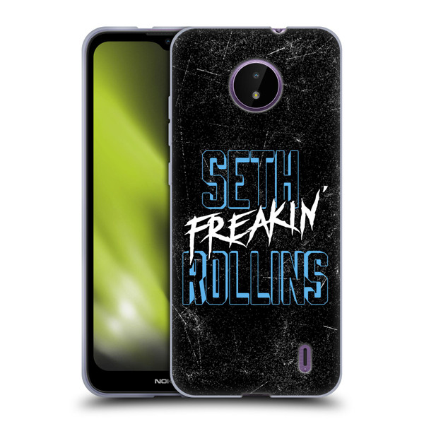 WWE Seth Rollins Logotype Soft Gel Case for Nokia C10 / C20