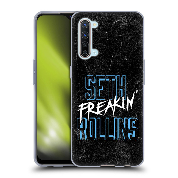 WWE Seth Rollins Logotype Soft Gel Case for OPPO Find X2 Lite 5G