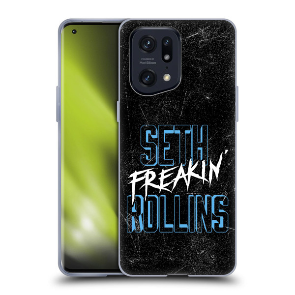 WWE Seth Rollins Logotype Soft Gel Case for OPPO Find X5 Pro