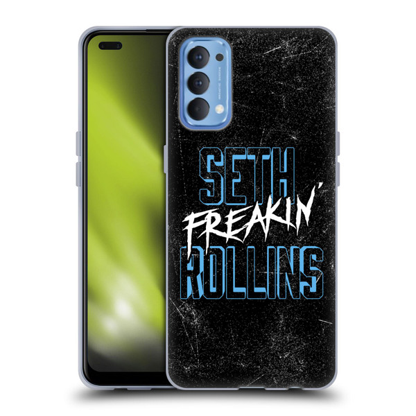 WWE Seth Rollins Logotype Soft Gel Case for OPPO Reno 4 5G