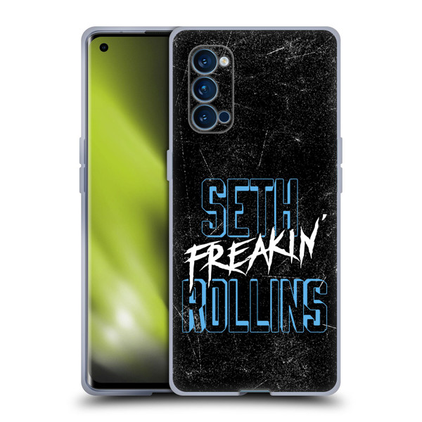 WWE Seth Rollins Logotype Soft Gel Case for OPPO Reno 4 Pro 5G