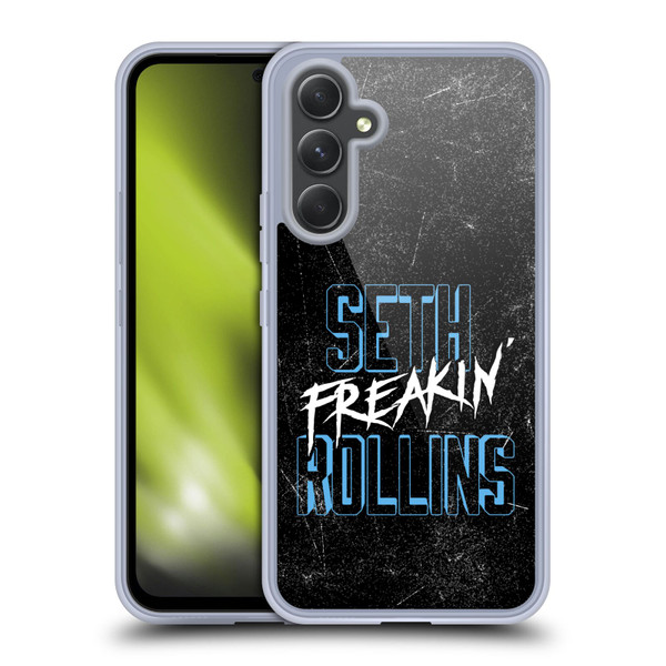 WWE Seth Rollins Logotype Soft Gel Case for Samsung Galaxy A54 5G
