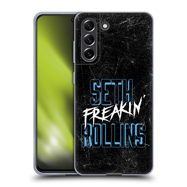 WWE Seth Rollins Logotype Soft Gel Case for Samsung Galaxy S21 FE 5G