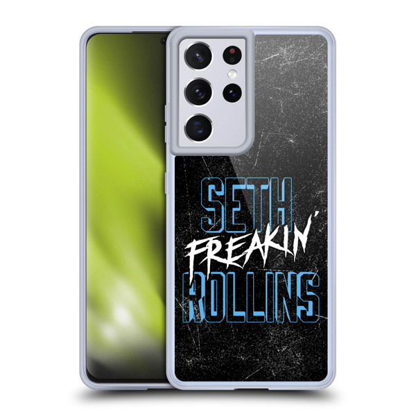 WWE Seth Rollins Logotype Soft Gel Case for Samsung Galaxy S21 Ultra 5G