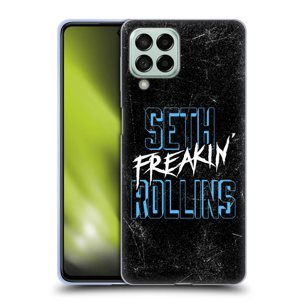 WWE Seth Rollins Logotype Soft Gel Case for Samsung Galaxy M53 (2022)