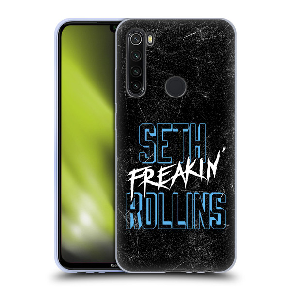WWE Seth Rollins Logotype Soft Gel Case for Xiaomi Redmi Note 8T