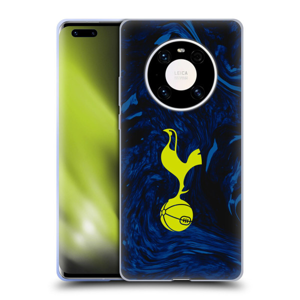 Tottenham Hotspur F.C. 2021/22 Badge Kit Away Soft Gel Case for Huawei Mate 40 Pro 5G
