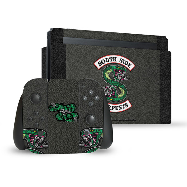 Riverdale Character And Logo South Side Serpents Vinyl Sticker Skin Decal Cover for Nintendo Switch Bundle
