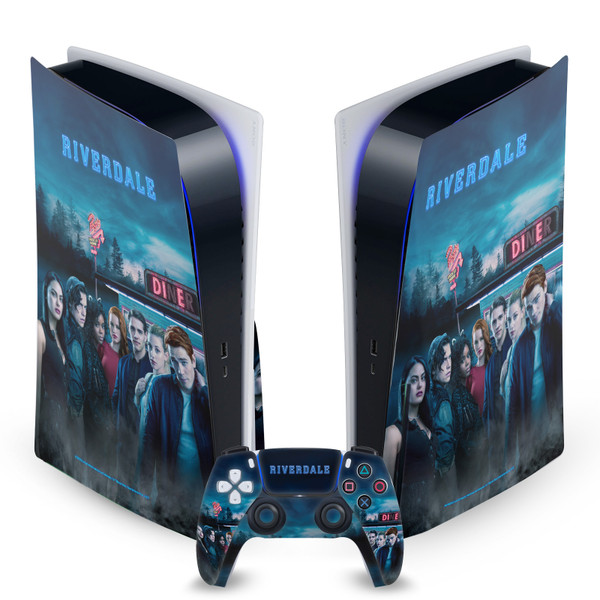 Riverdale Character And Logo Group Poster Vinyl Sticker Skin Decal Cover for Sony PS5 Disc Edition Bundle