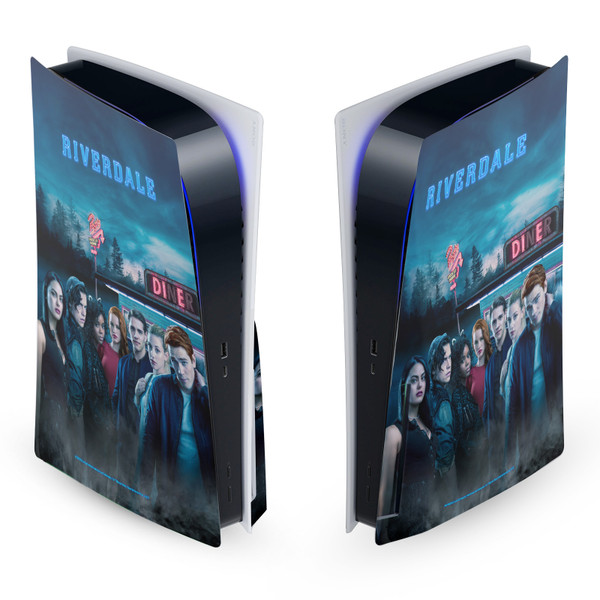 Riverdale Character And Logo Group Poster Vinyl Sticker Skin Decal Cover for Sony PS5 Disc Edition Console