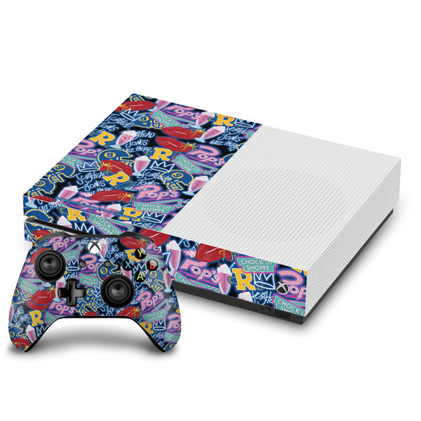 Riverdale Character And Logo Colourful Pattern Vinyl Sticker Skin Decal Cover for Microsoft One S Console & Controller