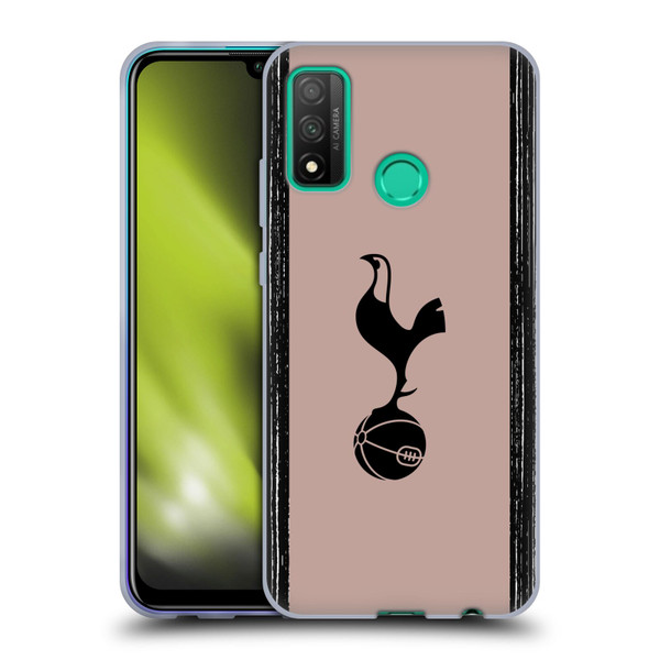 Tottenham Hotspur F.C. 2023/24 Badge Black And Taupe Soft Gel Case for Huawei P Smart (2020)