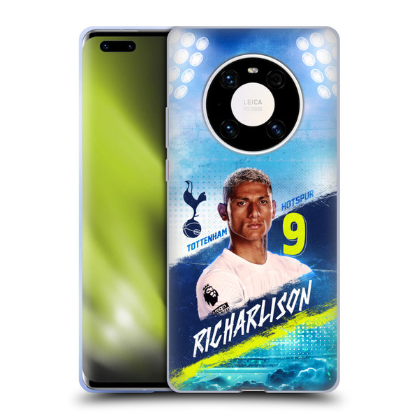 Tottenham Hotspur F.C. 2023/24 First Team Richarlison Soft Gel Case for Huawei Mate 40 Pro 5G