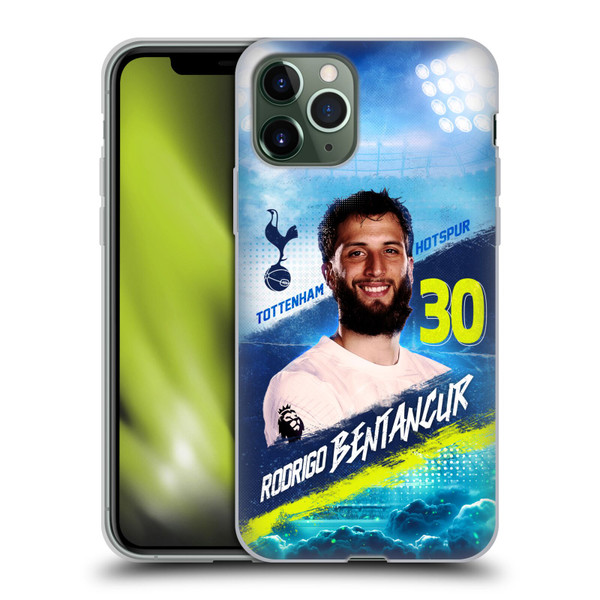 Tottenham Hotspur F.C. 2023/24 First Team Rodrigo Bentancur Soft Gel Case for Apple iPhone 11 Pro