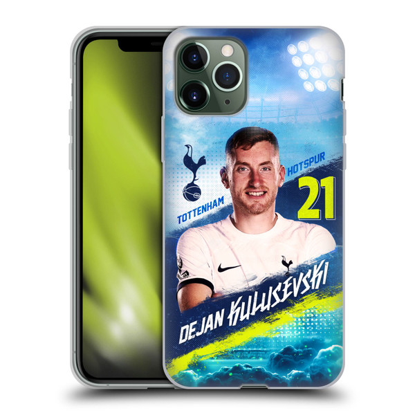 Tottenham Hotspur F.C. 2023/24 First Team Dejan Kulusevski Soft Gel Case for Apple iPhone 11 Pro