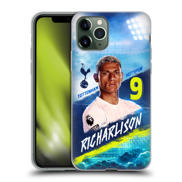 Tottenham Hotspur F.C. 2023/24 First Team Richarlison Soft Gel Case for Apple iPhone 11 Pro
