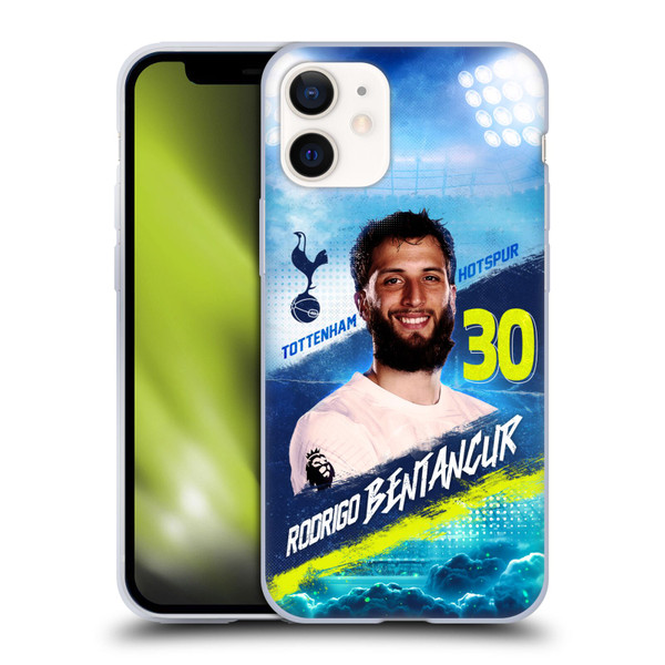 Tottenham Hotspur F.C. 2023/24 First Team Rodrigo Bentancur Soft Gel Case for Apple iPhone 12 Mini