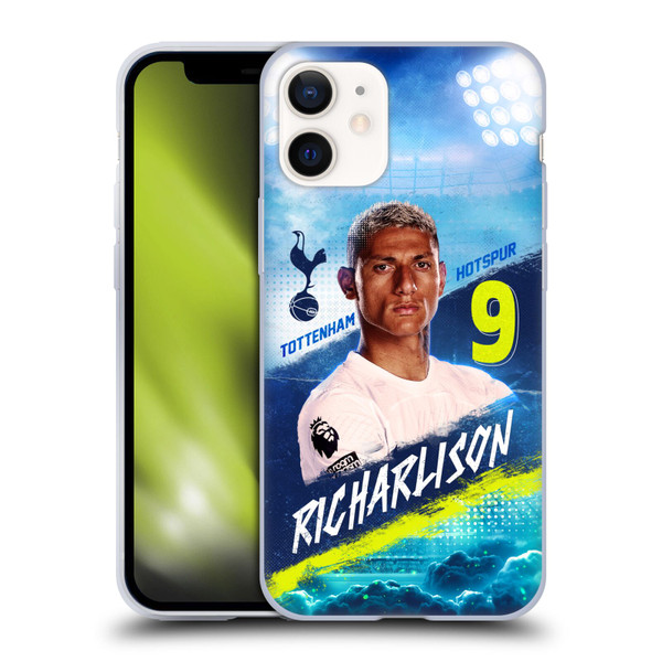 Tottenham Hotspur F.C. 2023/24 First Team Richarlison Soft Gel Case for Apple iPhone 12 Mini