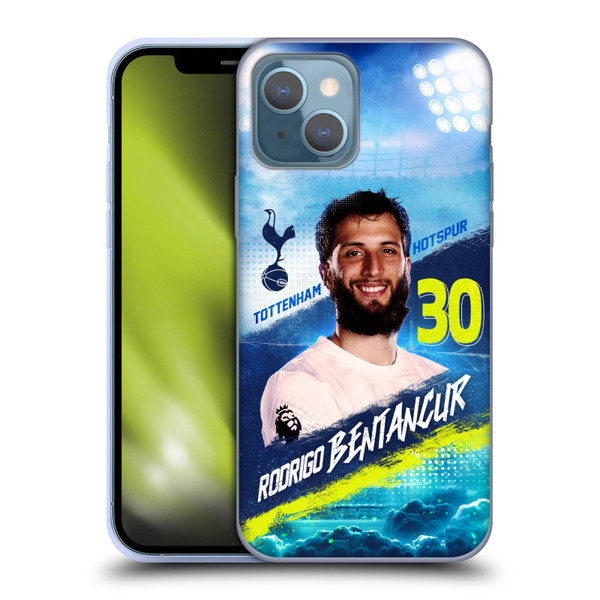 Tottenham Hotspur F.C. 2023/24 First Team Rodrigo Bentancur Soft Gel Case for Apple iPhone 13