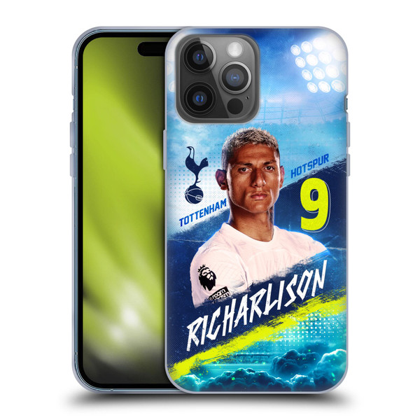 Tottenham Hotspur F.C. 2023/24 First Team Richarlison Soft Gel Case for Apple iPhone 14 Pro Max