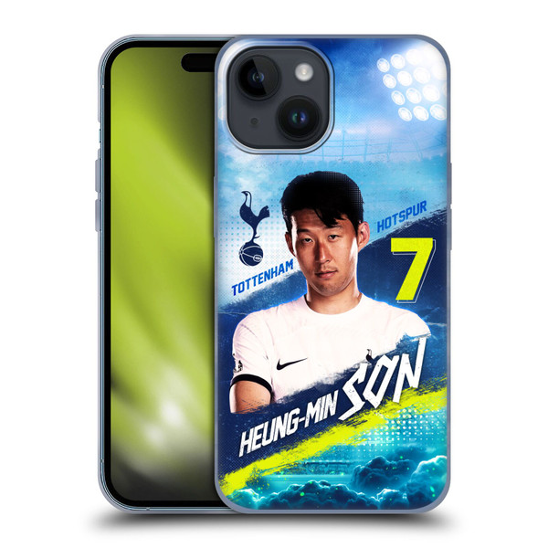 Tottenham Hotspur F.C. 2023/24 First Team Son Heung-Min Soft Gel Case for Apple iPhone 15
