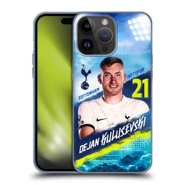 Tottenham Hotspur F.C. 2023/24 First Team Dejan Kulusevski Soft Gel Case for Apple iPhone 15 Pro Max