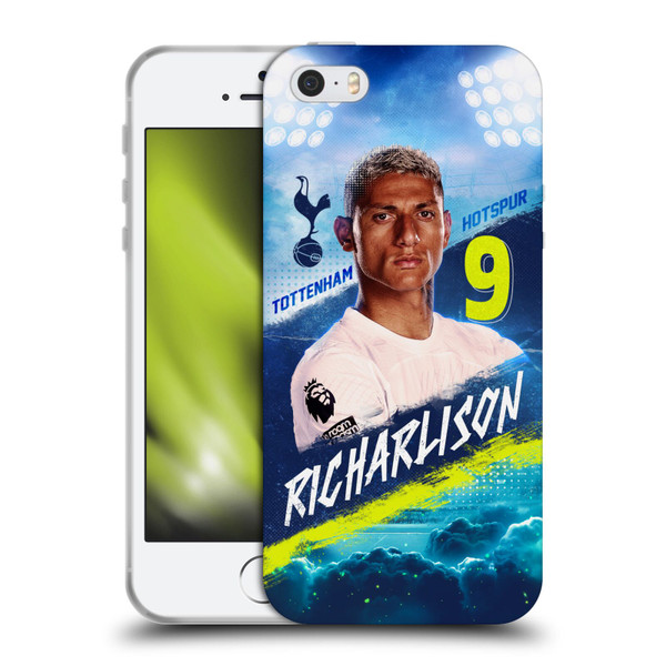 Tottenham Hotspur F.C. 2023/24 First Team Richarlison Soft Gel Case for Apple iPhone 5 / 5s / iPhone SE 2016