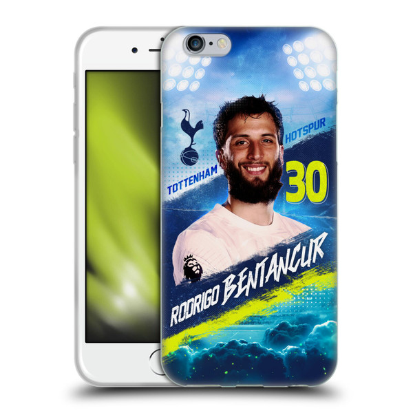 Tottenham Hotspur F.C. 2023/24 First Team Rodrigo Bentancur Soft Gel Case for Apple iPhone 6 / iPhone 6s