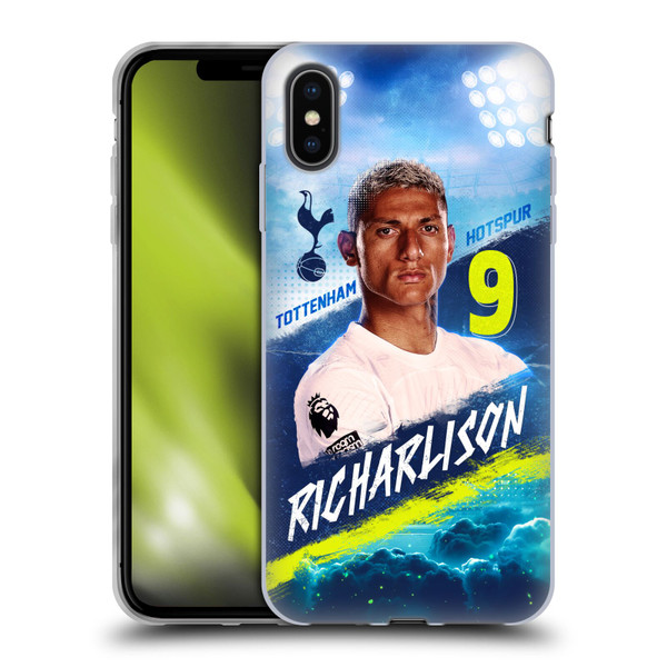 Tottenham Hotspur F.C. 2023/24 First Team Richarlison Soft Gel Case for Apple iPhone XS Max