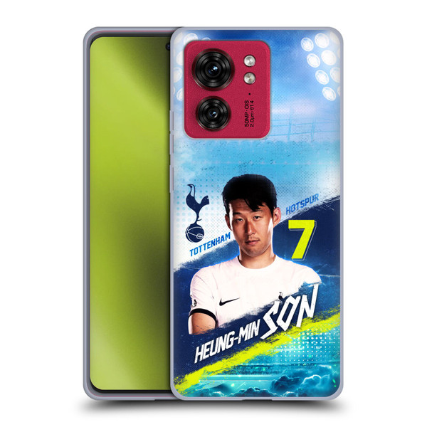 Tottenham Hotspur F.C. 2023/24 First Team Son Heung-Min Soft Gel Case for Motorola Moto Edge 40