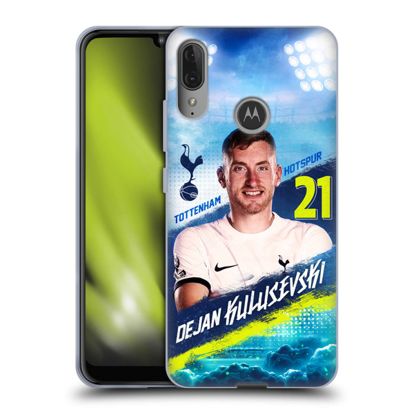 Tottenham Hotspur F.C. 2023/24 First Team Dejan Kulusevski Soft Gel Case for Motorola Moto E6 Plus